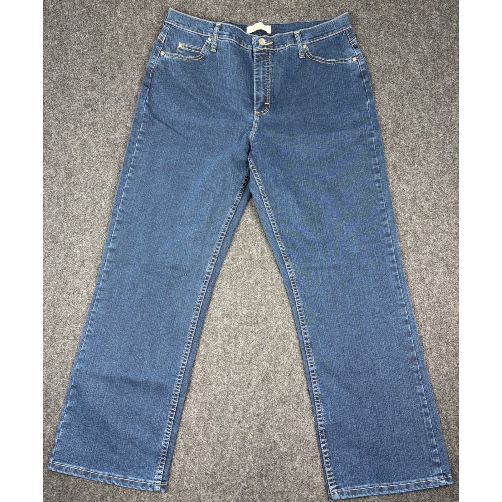 Wrangler As Real As Wrangler Jeans Womens 14x30 Dark Wash Straight Leg WRW83RS